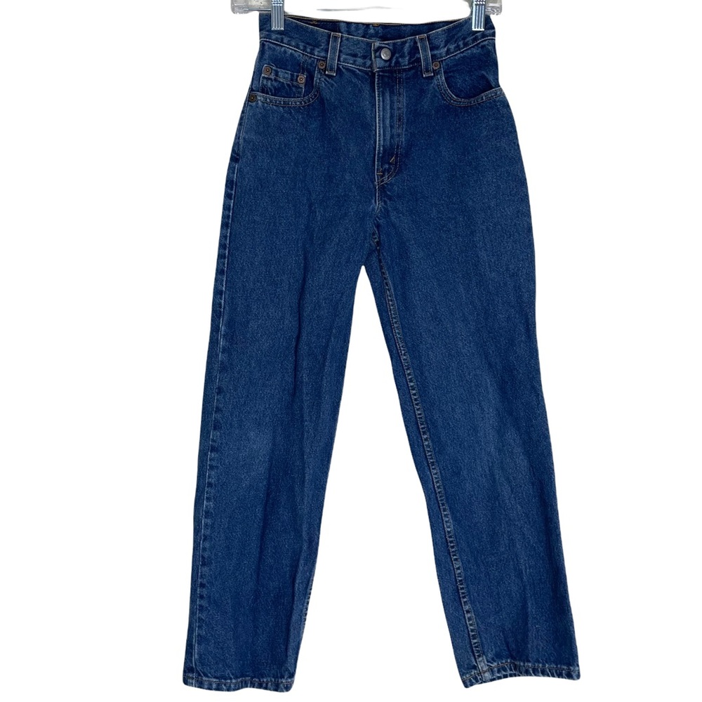 Vintage Y2K Blank Red Tab Levi’s 550 Woman’s Size Regular 14 Relaxed Fit USA VTG